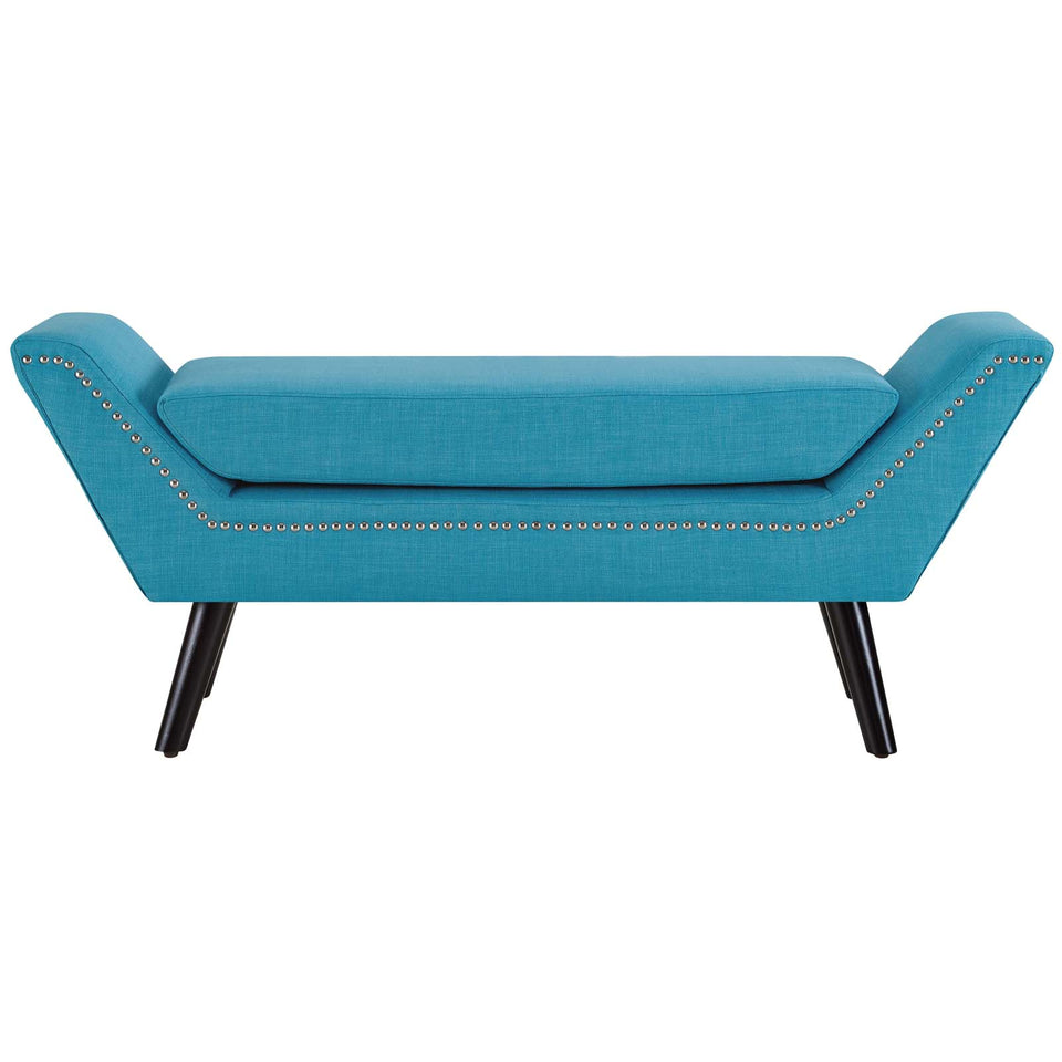 Gambol Upholstered Fabric Bench.