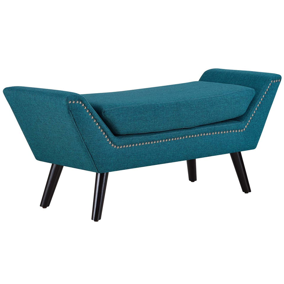 Gambol Upholstered Fabric Bench.