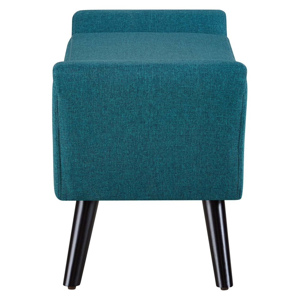 Gambol Upholstered Fabric Bench.
