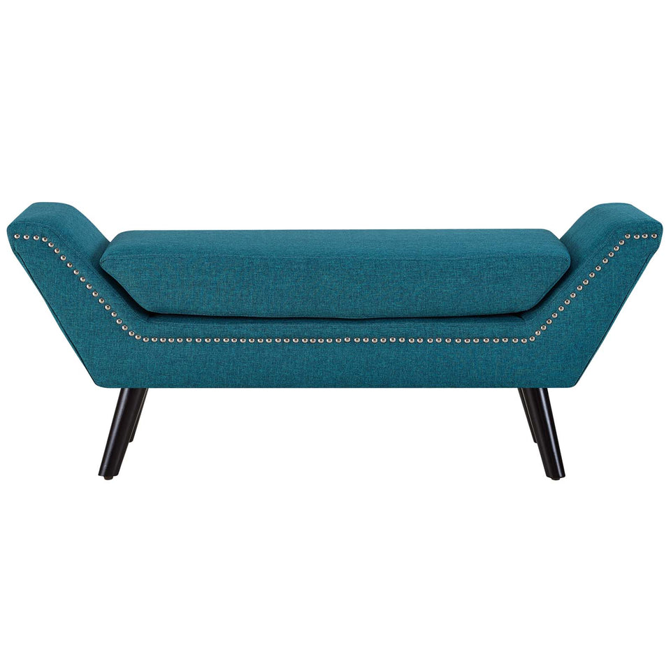 Gambol Upholstered Fabric Bench.