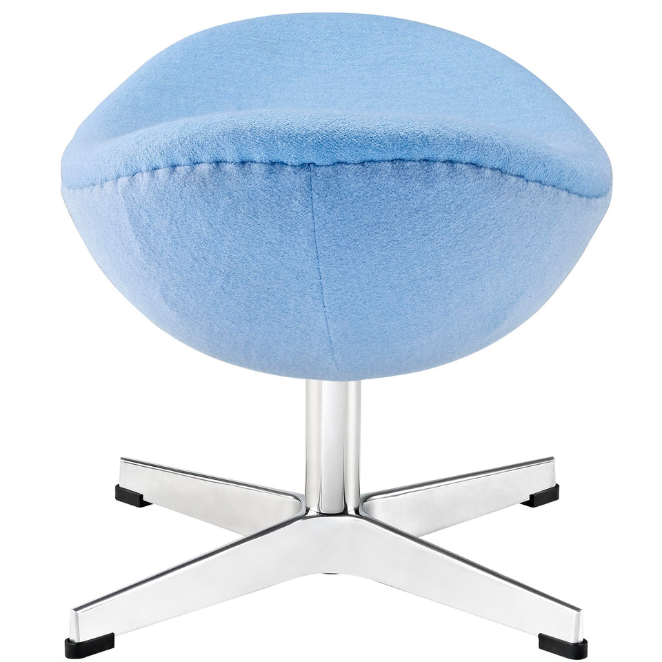 Glove Wool Ottoman.