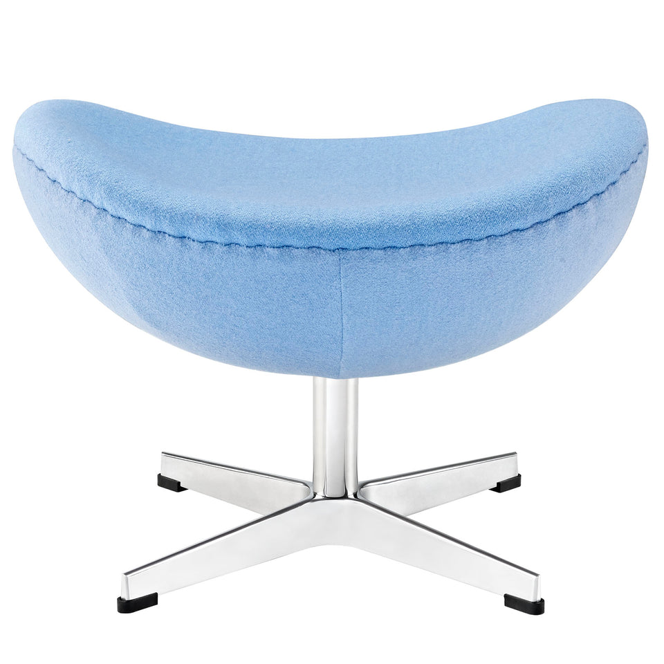 Glove Wool Ottoman.