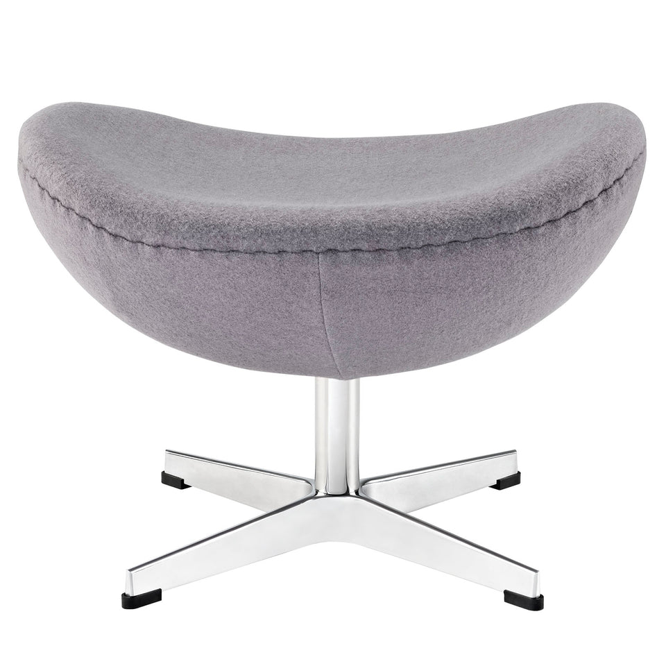 Glove Wool Ottoman.