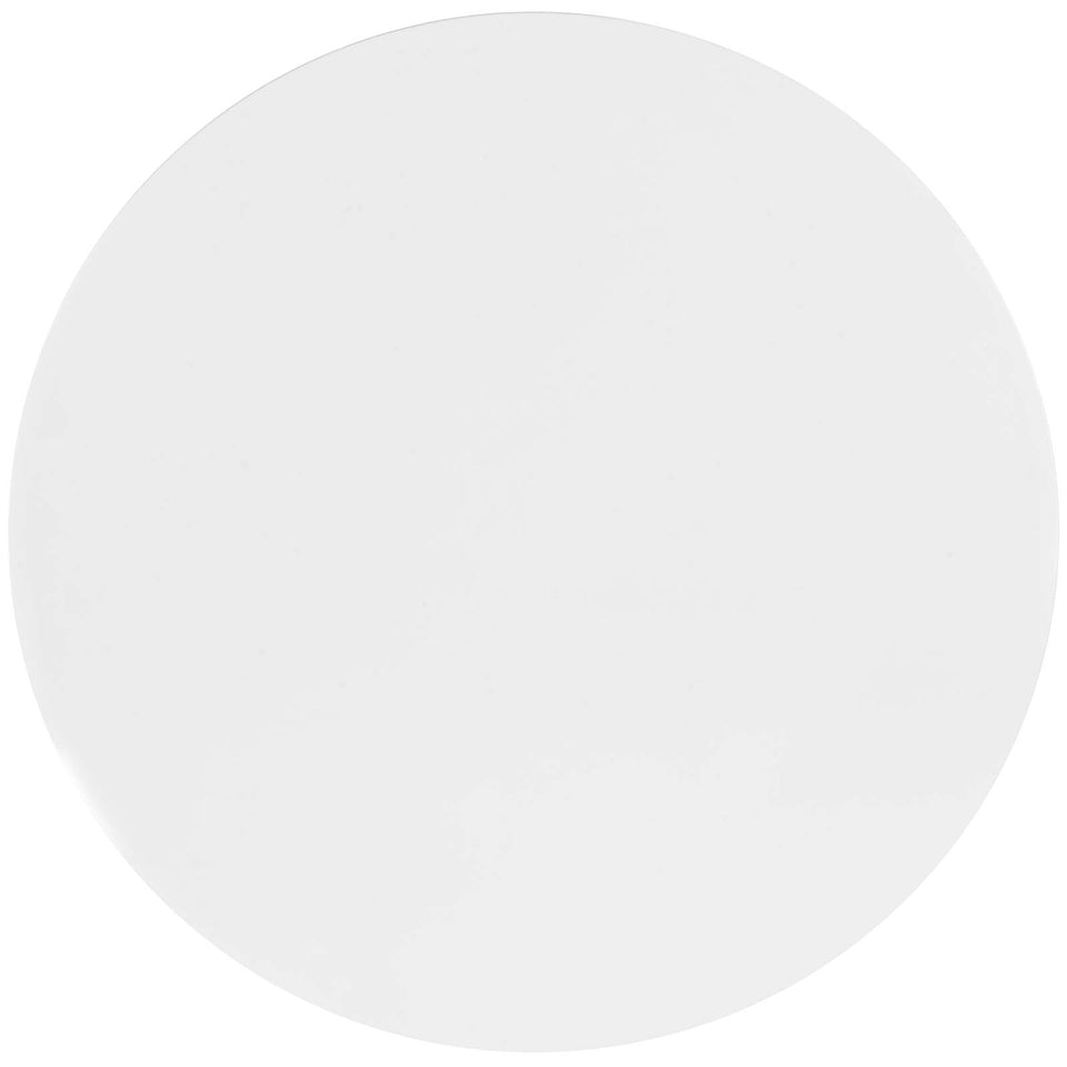 Track Round Bar Table in White.