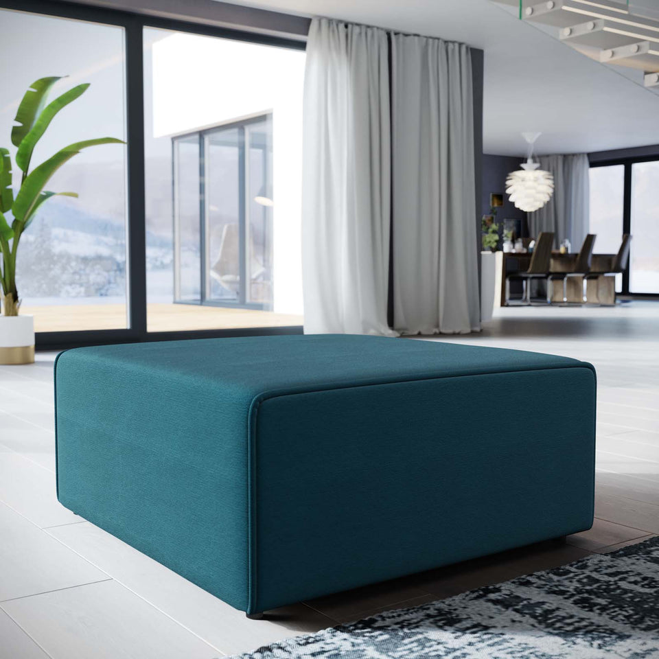 Mingle Fabric Ottoman.