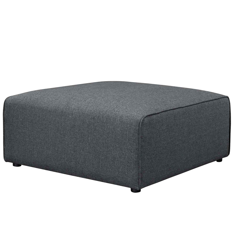 Mingle Fabric Ottoman.