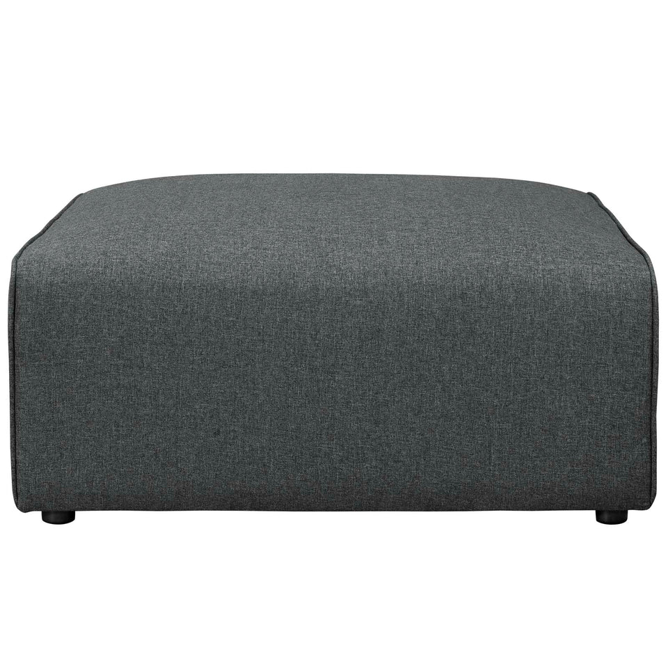 Mingle Fabric Ottoman.