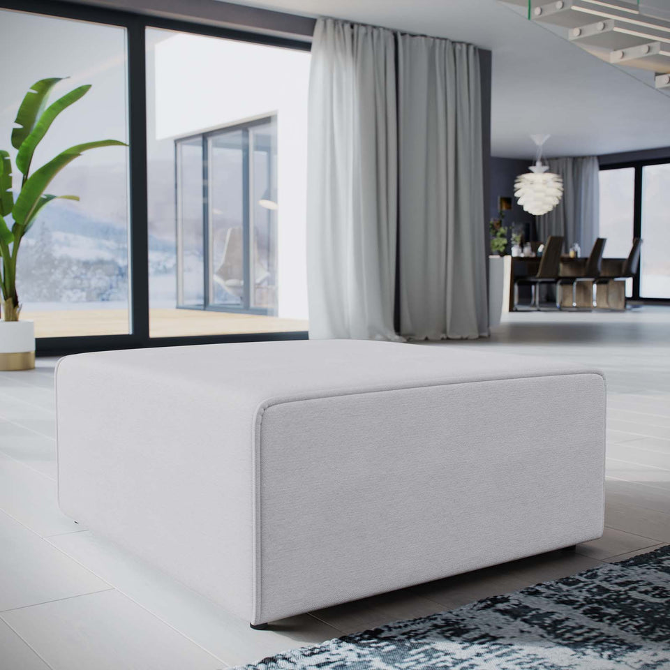 Mingle Fabric Ottoman.
