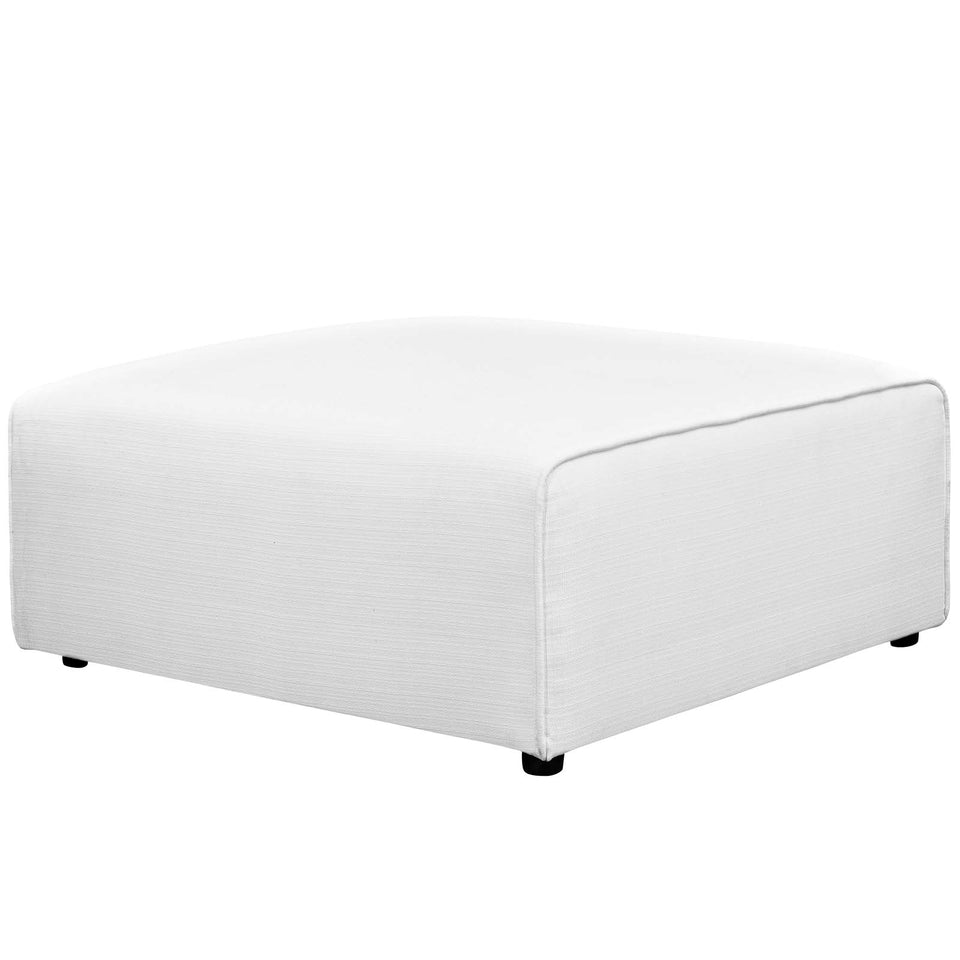 Mingle Fabric Ottoman.
