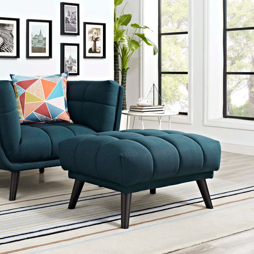 Bestow Upholstered Fabric Ottoman.