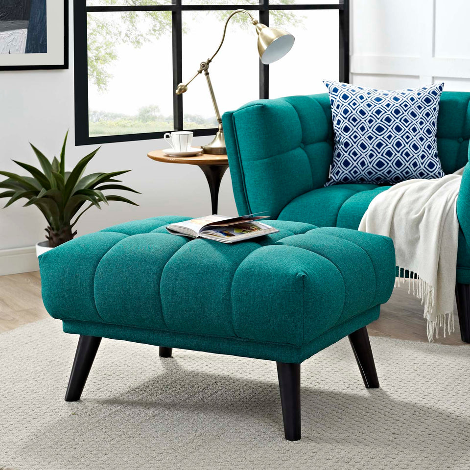Bestow Upholstered Fabric Ottoman.