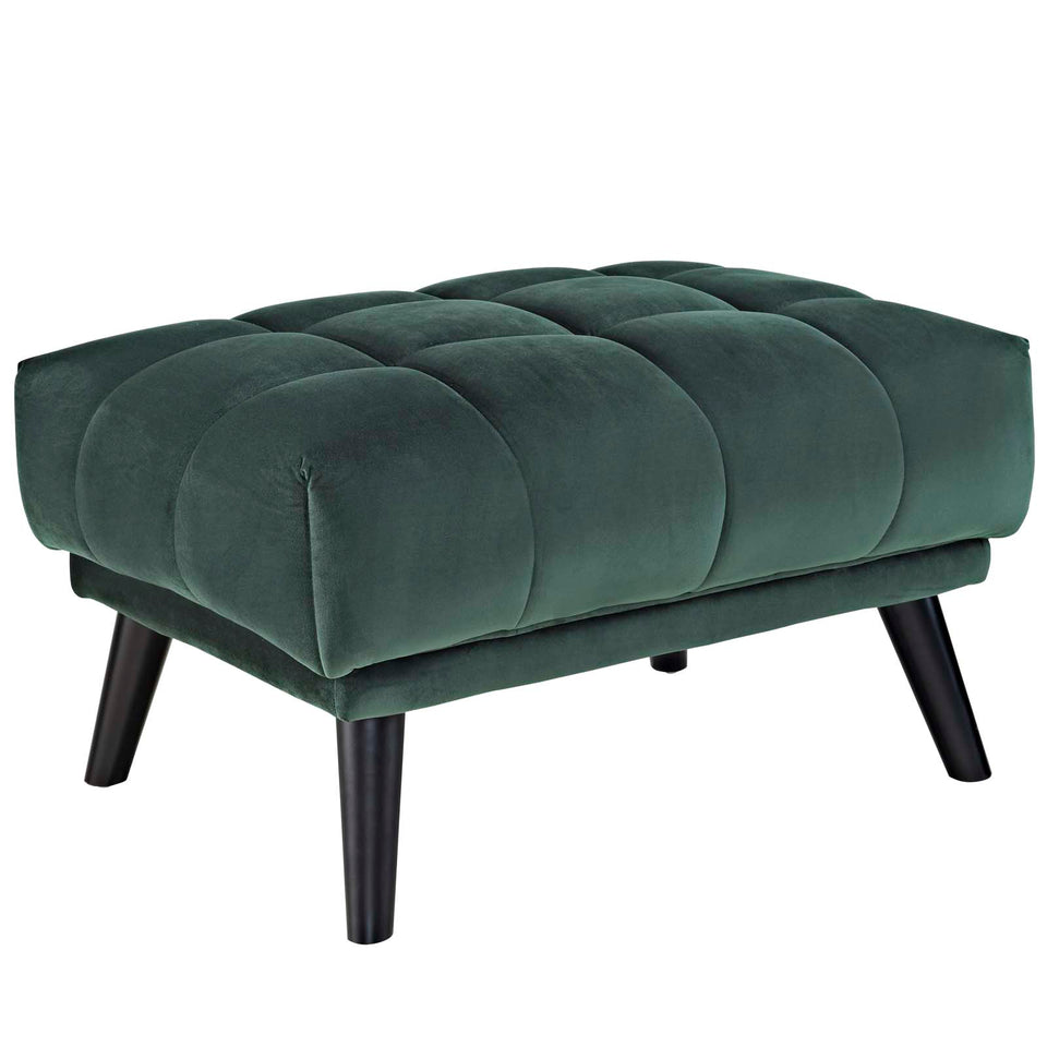Bestow Performance Velvet Ottoman.