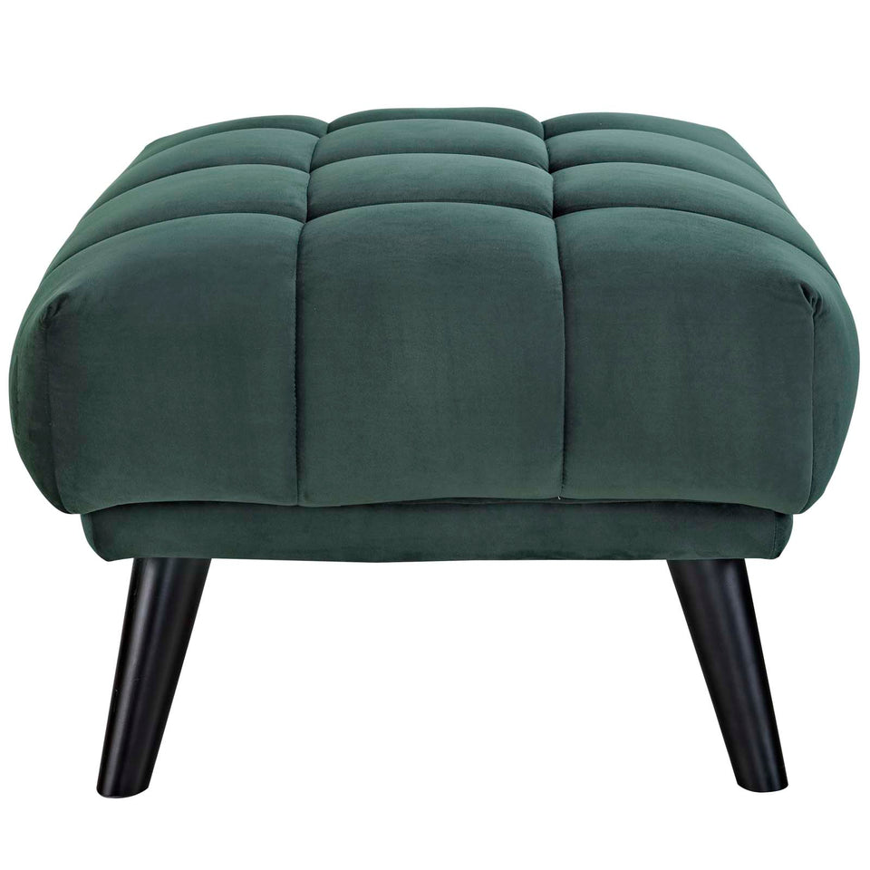 Bestow Performance Velvet Ottoman.