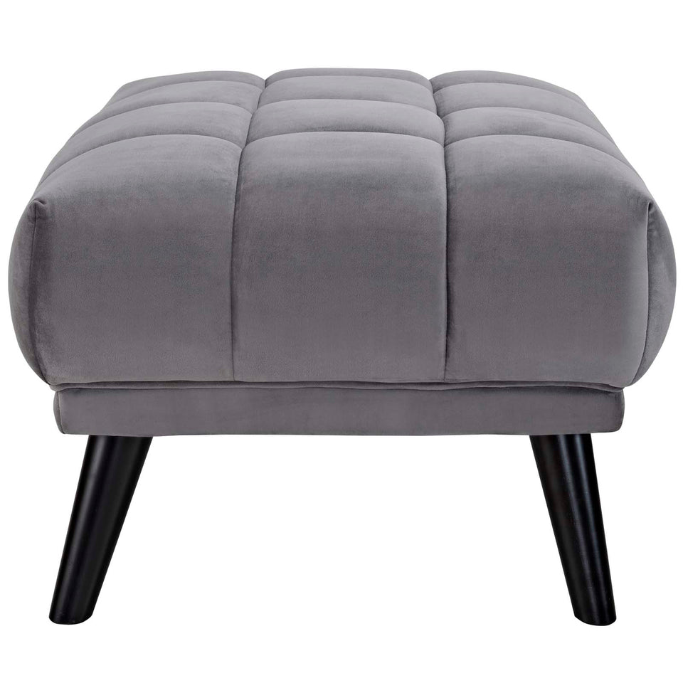 Bestow Performance Velvet Ottoman.