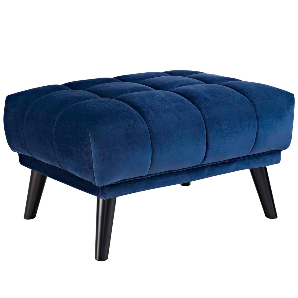 Bestow Performance Velvet Ottoman.