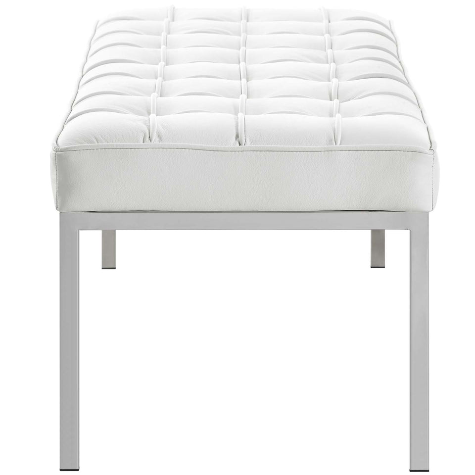 Loft Leather Bench.