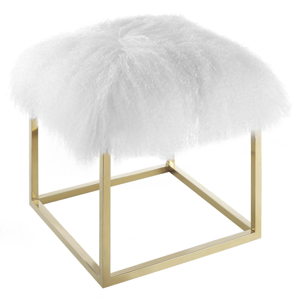 Anticipate Ottoman in Gold White.