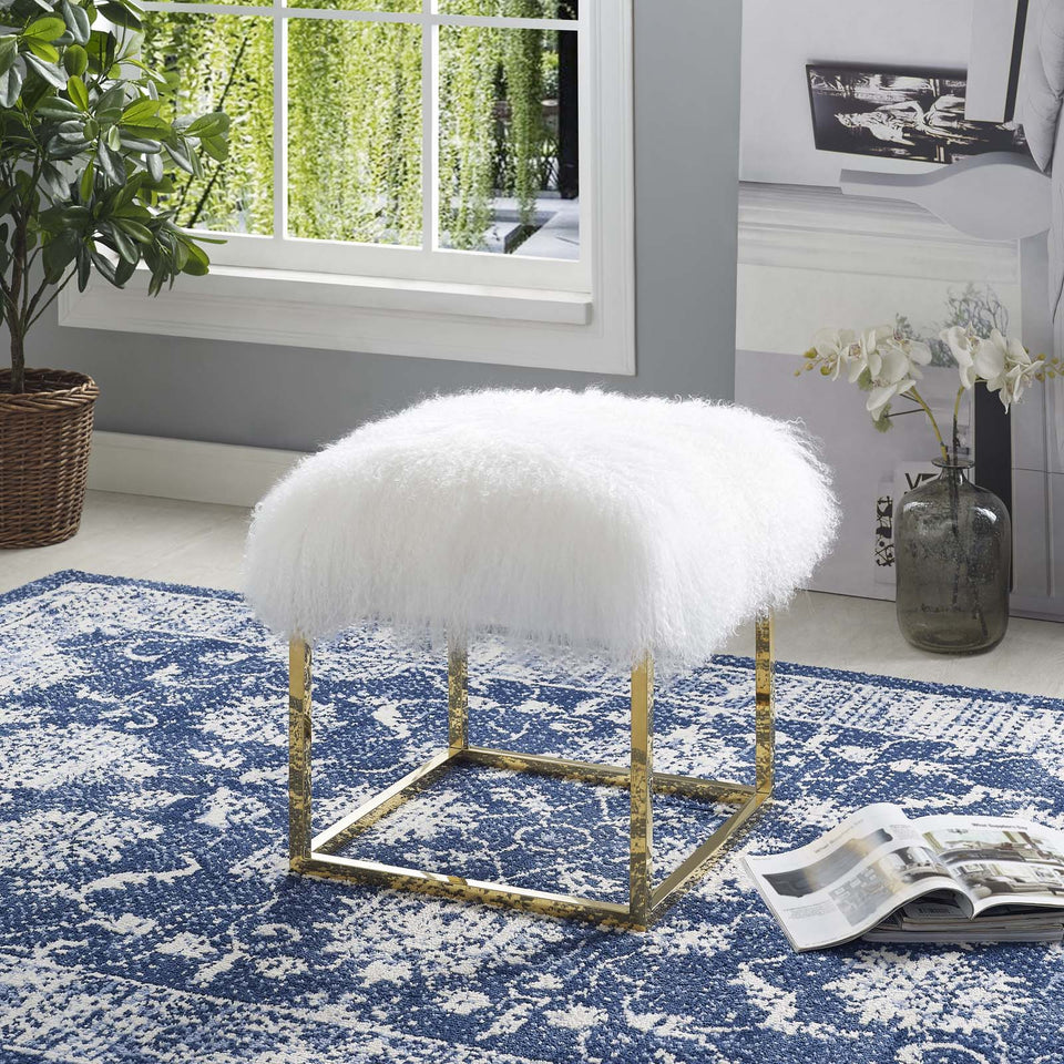 Anticipate Ottoman in Gold White.
