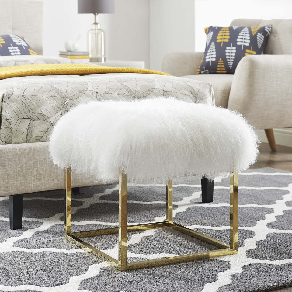 Anticipate Ottoman in Gold White.