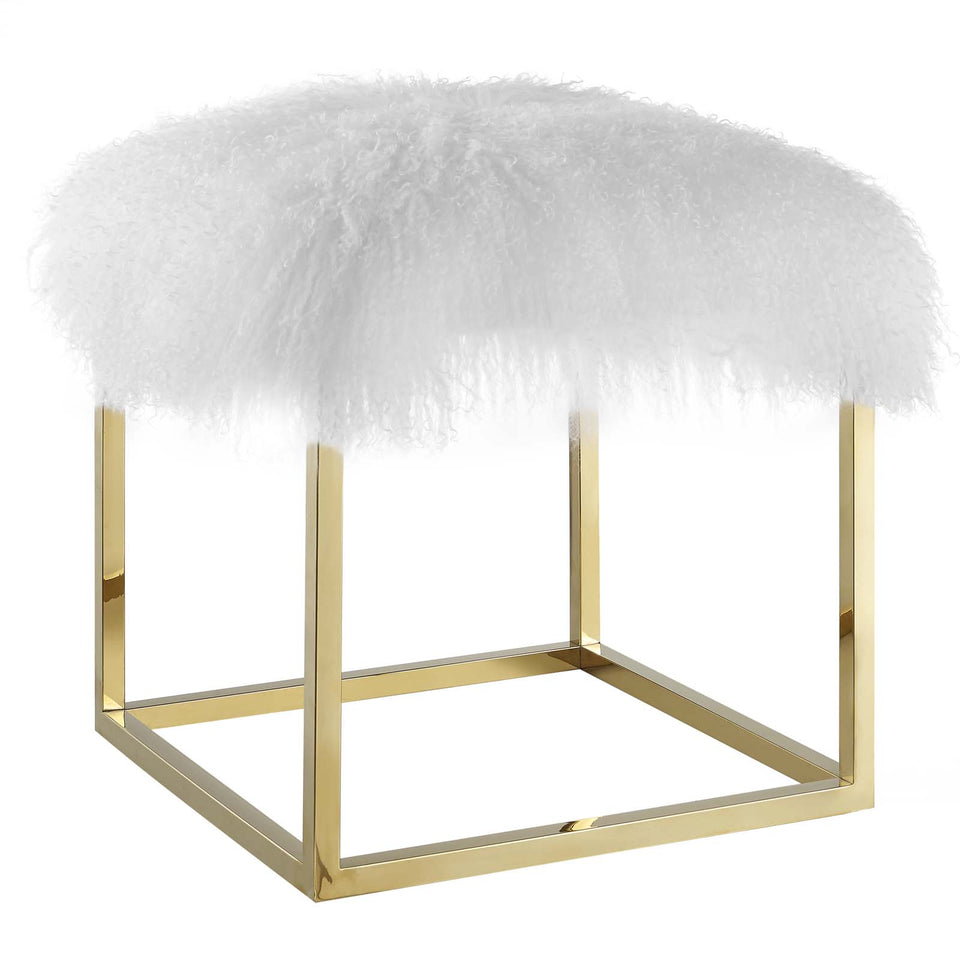 Anticipate Ottoman in Gold White.