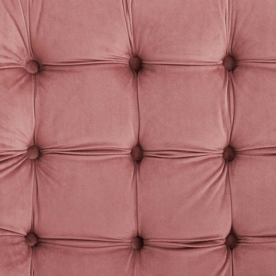 Suggest Button Tufted Performance Velvet Lounge Chair.