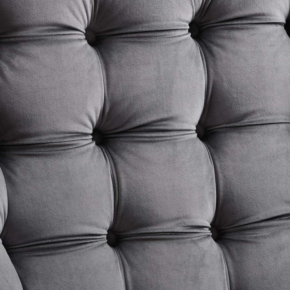 Suggest Button Tufted Performance Velvet Lounge Chair.