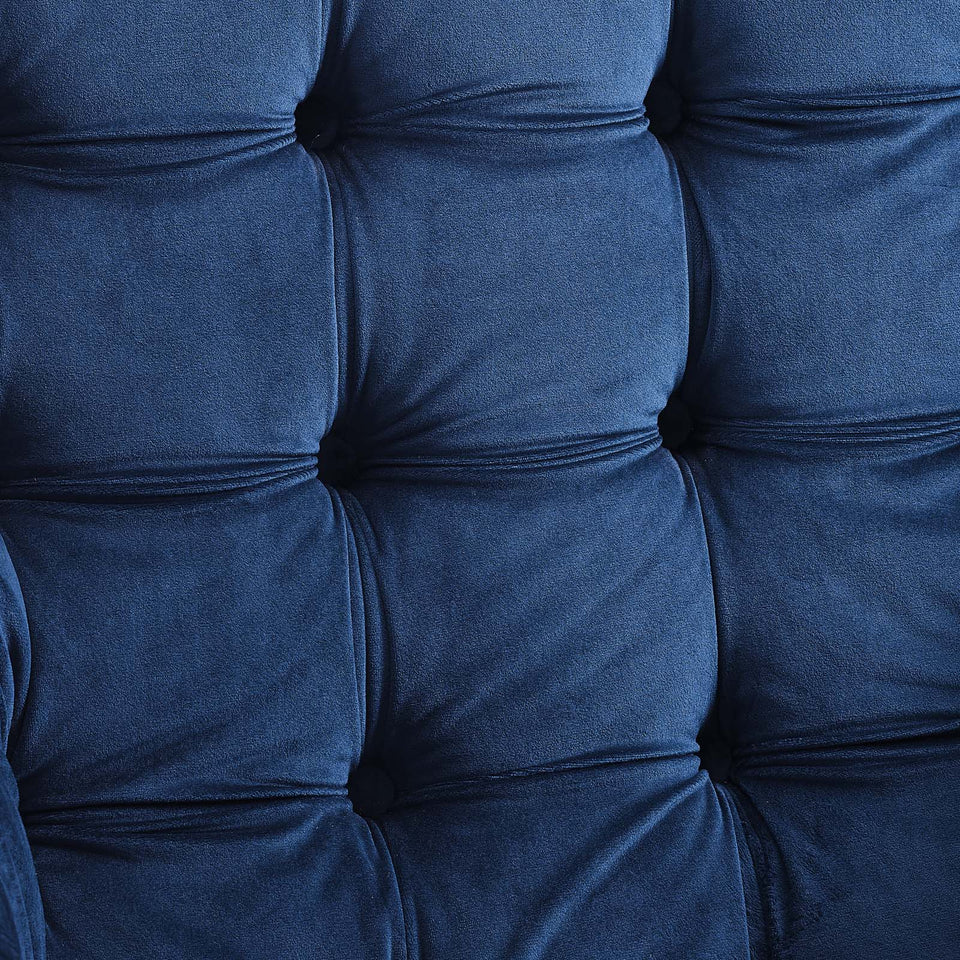 Suggest Button Tufted Performance Velvet Lounge Chair.