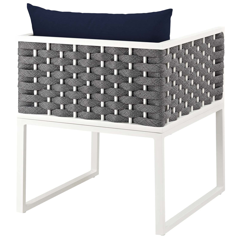 Stance 7 Piece Outdoor Patio Aluminum Dining Set.