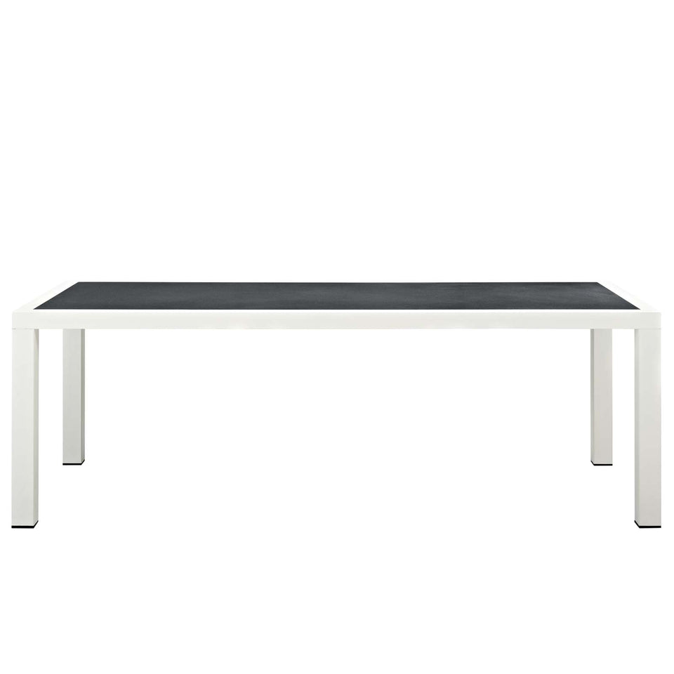 Stance 7 Piece Outdoor Patio Aluminum Dining Set.