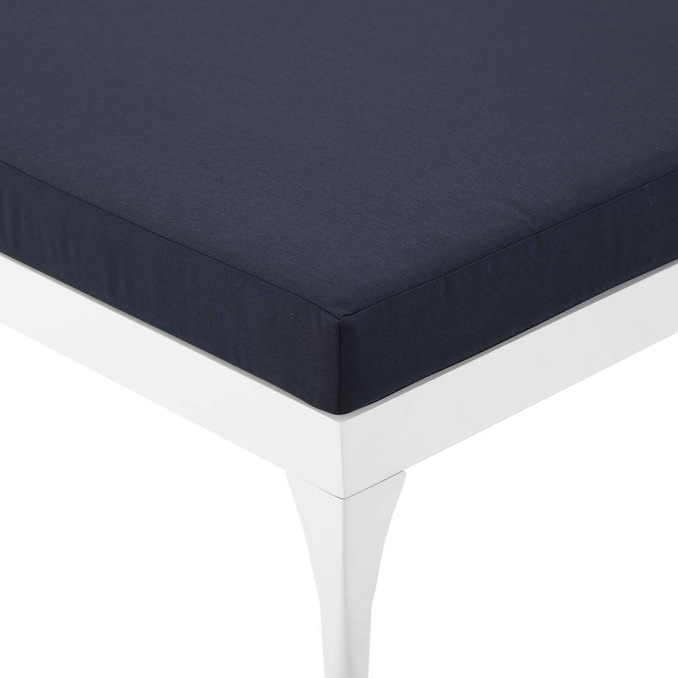 Perspective Cushion Outdoor Patio Chaise Lounge Chair.