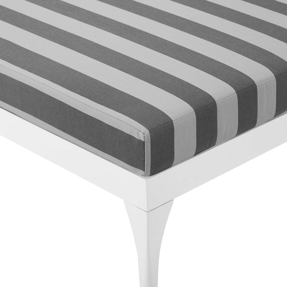 Perspective Cushion Outdoor Patio Chaise Lounge Chair.
