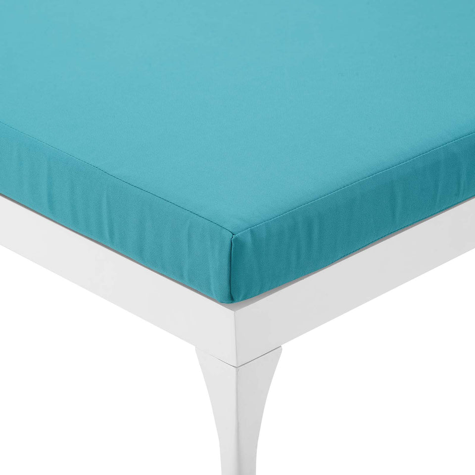 Perspective Cushion Outdoor Patio Chaise Lounge Chair.