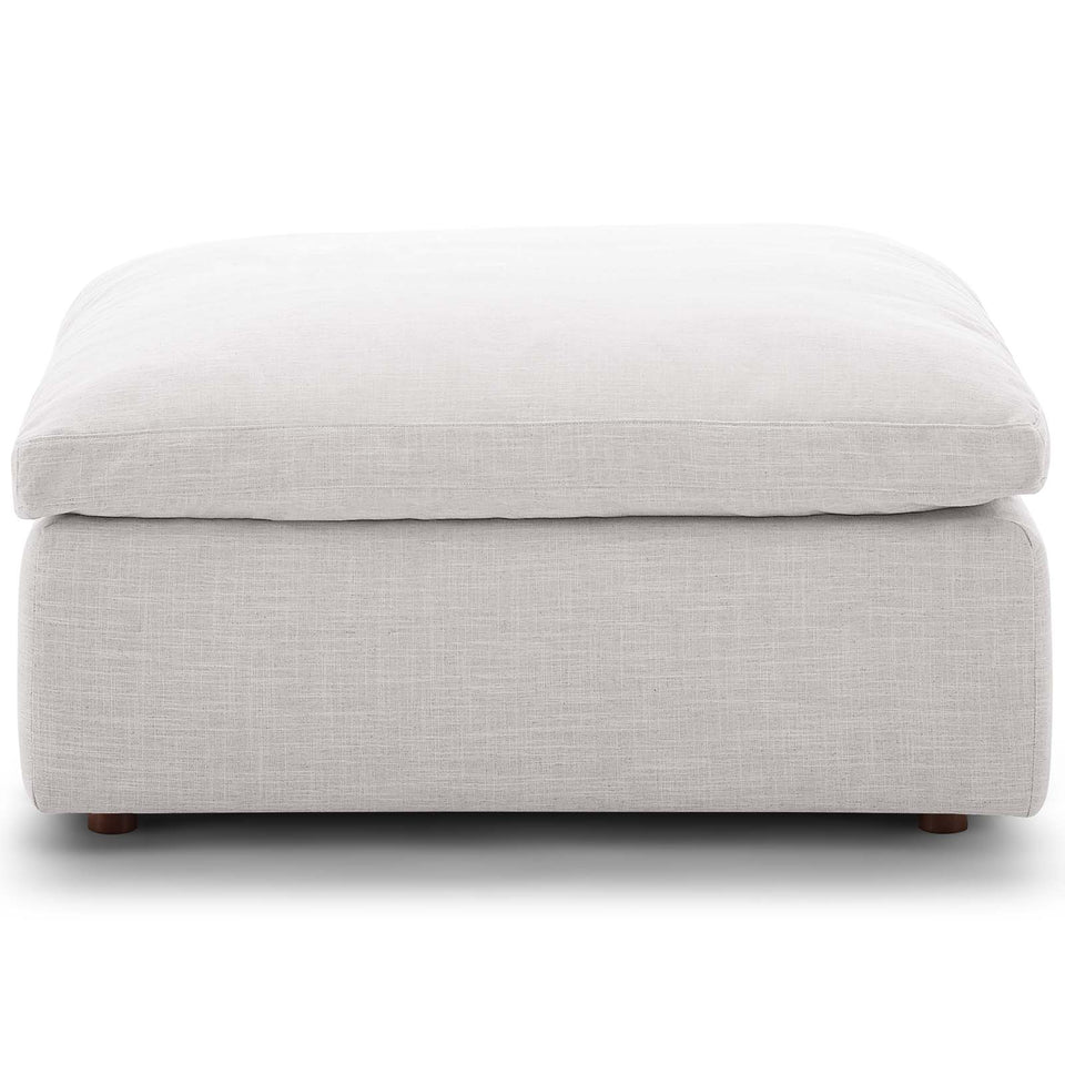 Commix Down Filled Overstuffed Ottoman.