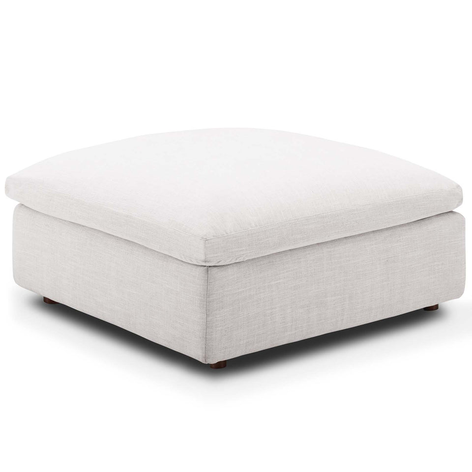 Commix Down Filled Overstuffed Ottoman.