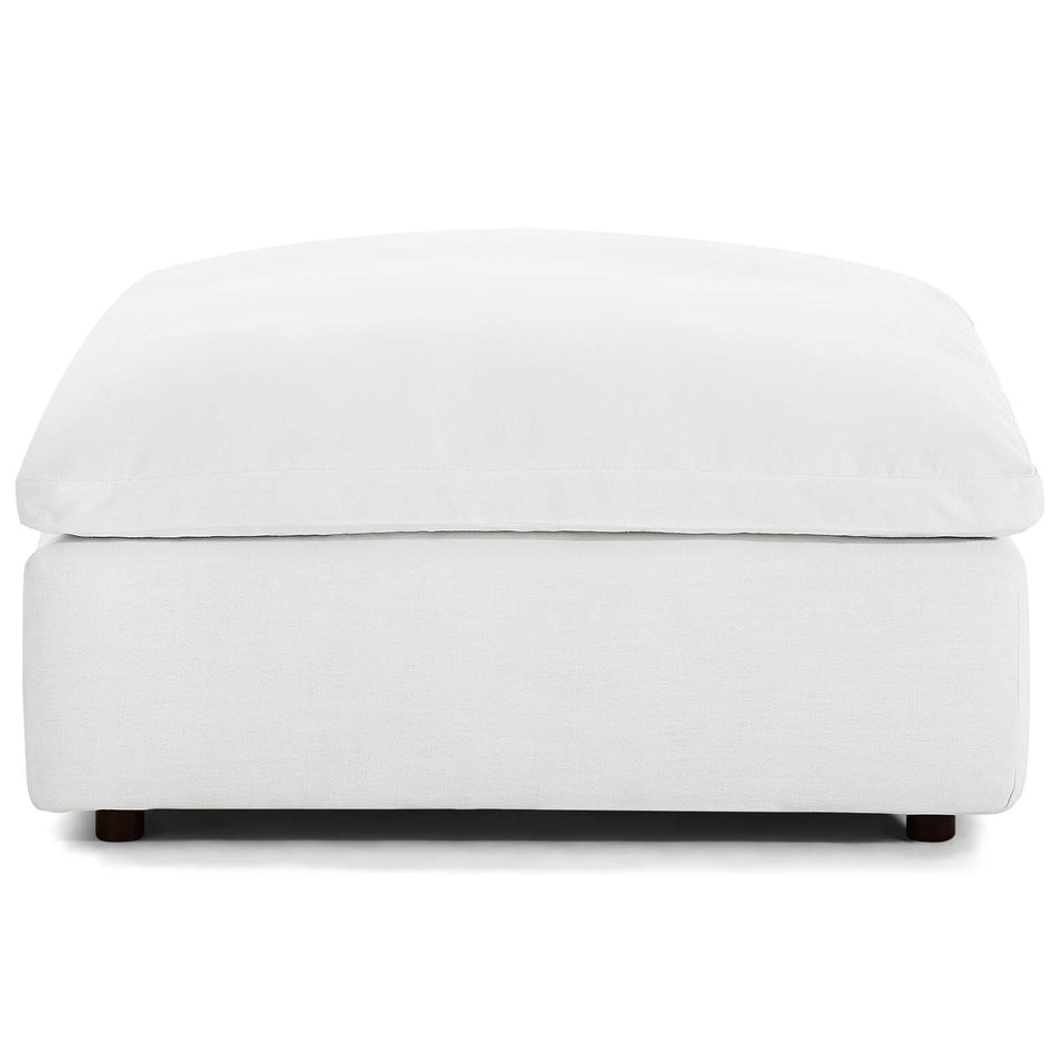 Commix Down Filled Overstuffed Ottoman.