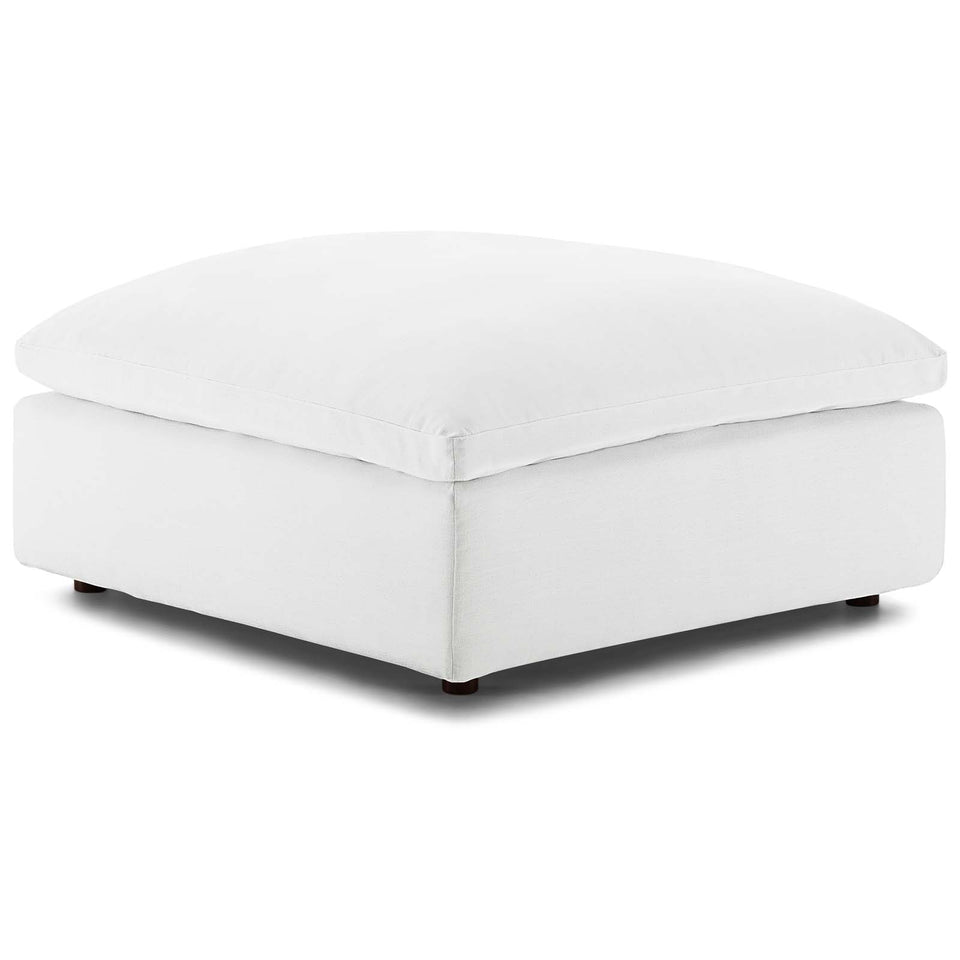 Commix Down Filled Overstuffed Ottoman.