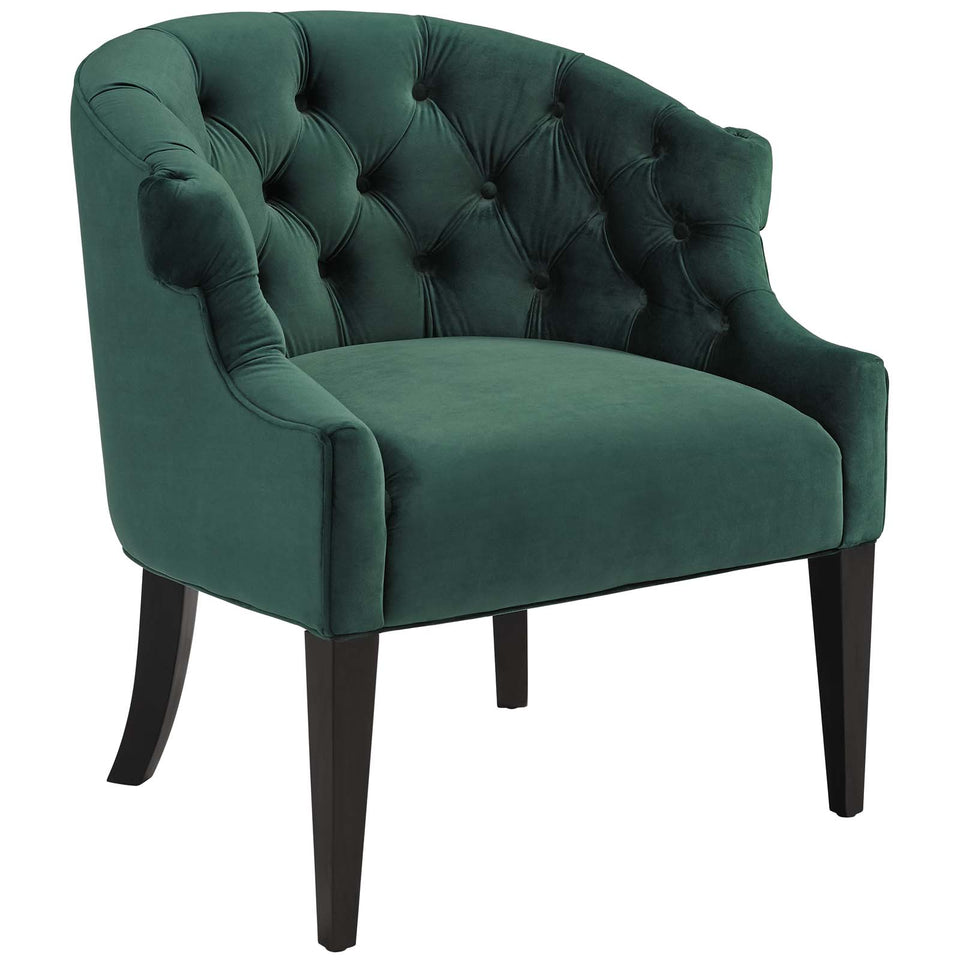 Precept Accent Performance Velvet Armchair.