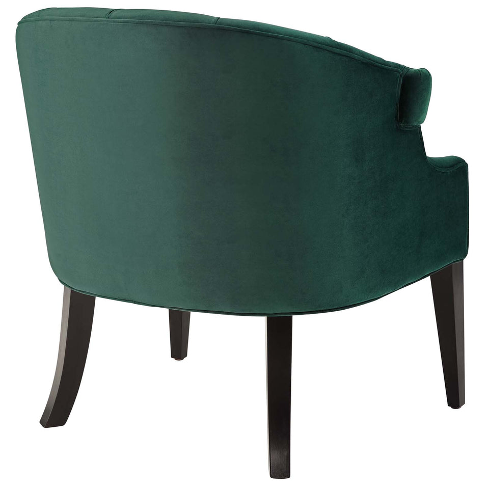 Precept Accent Performance Velvet Armchair.