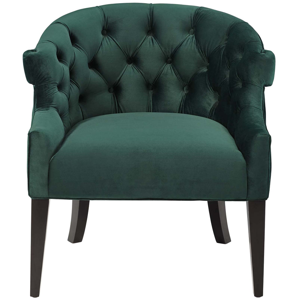 Precept Accent Performance Velvet Armchair.
