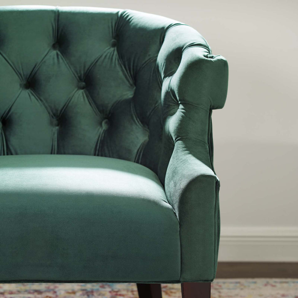 Precept Accent Performance Velvet Armchair.