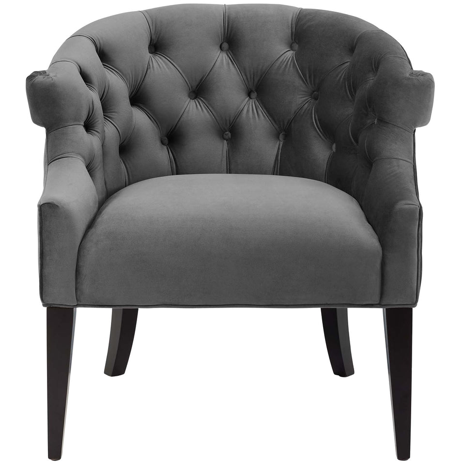 Precept Accent Performance Velvet Armchair.