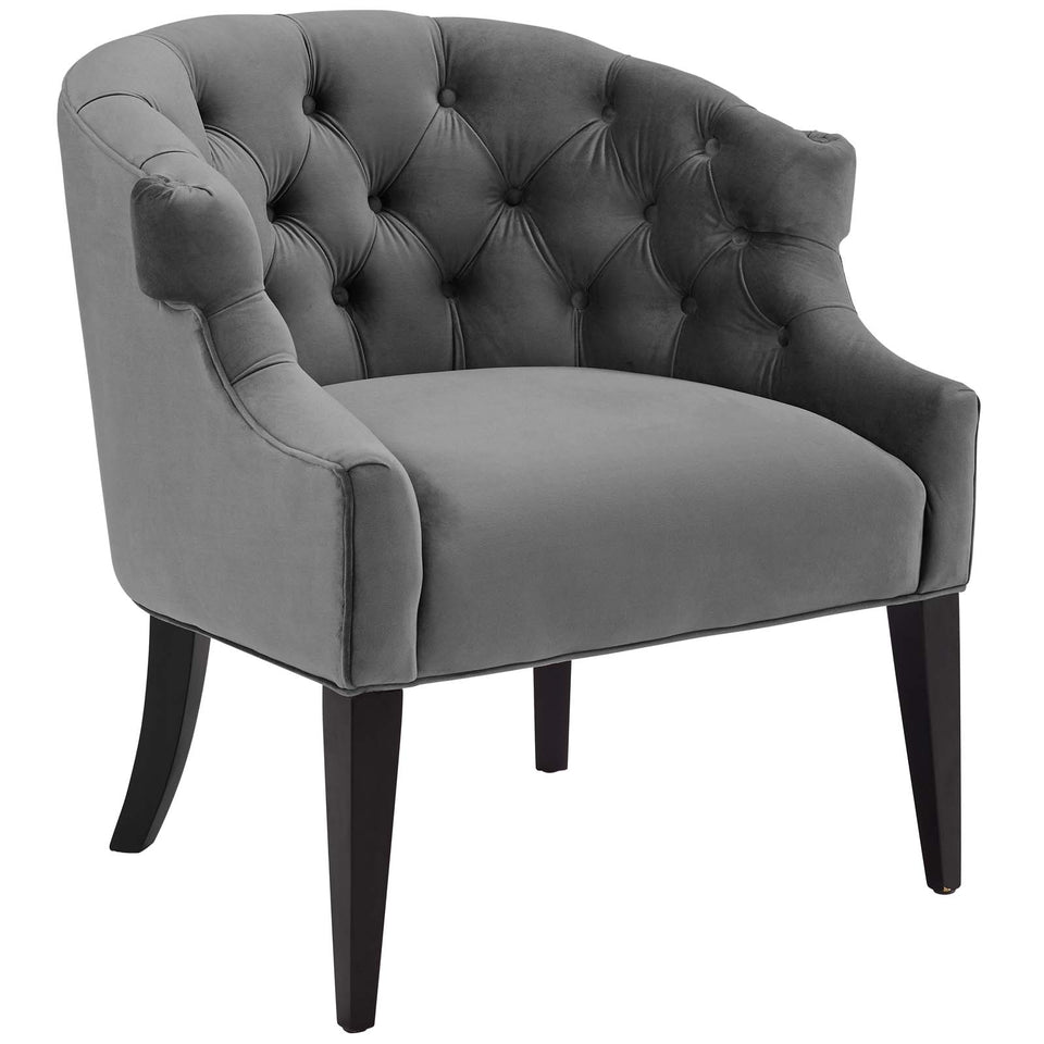 Precept Accent Performance Velvet Armchair.