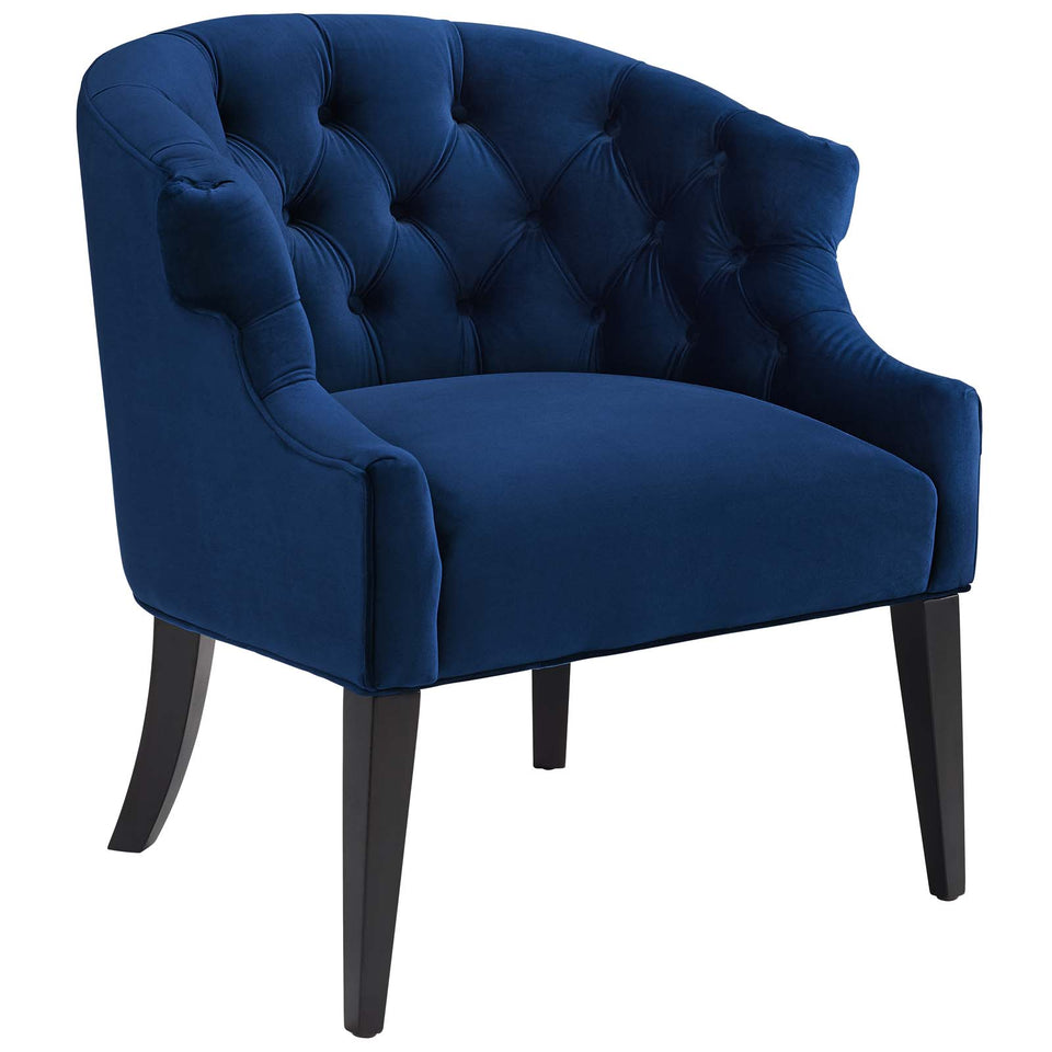 Precept Accent Performance Velvet Armchair.