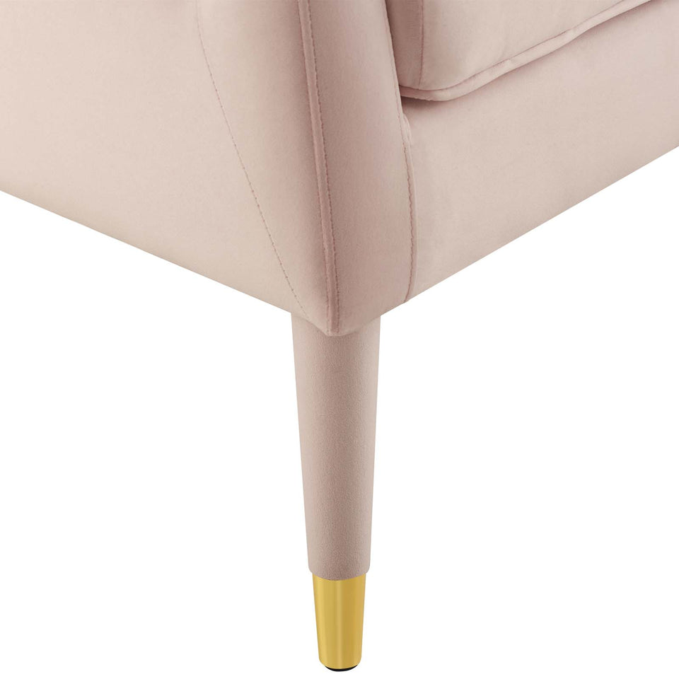 Premise Accent Lounge Performance Velvet Armchair.