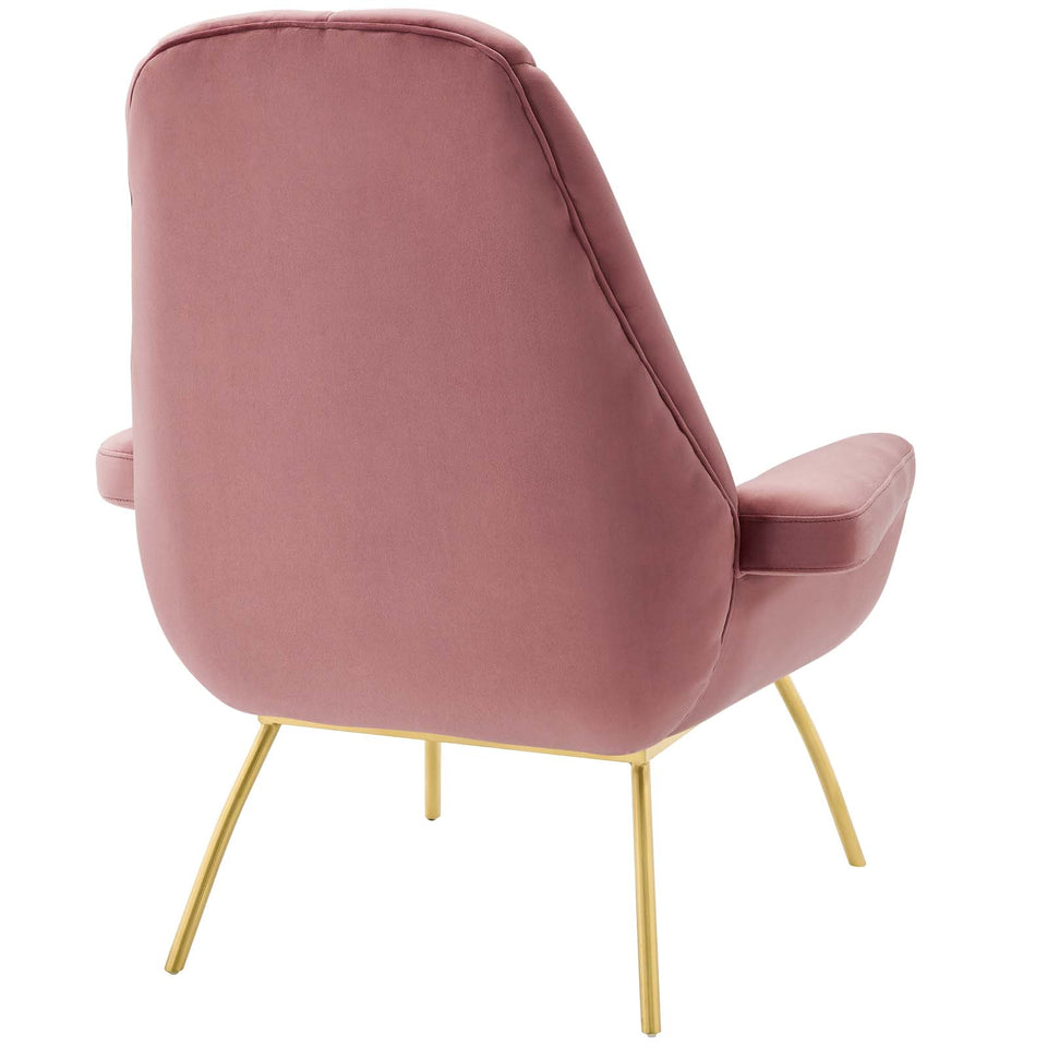 Summit Accent Performance Velvet Armchair.