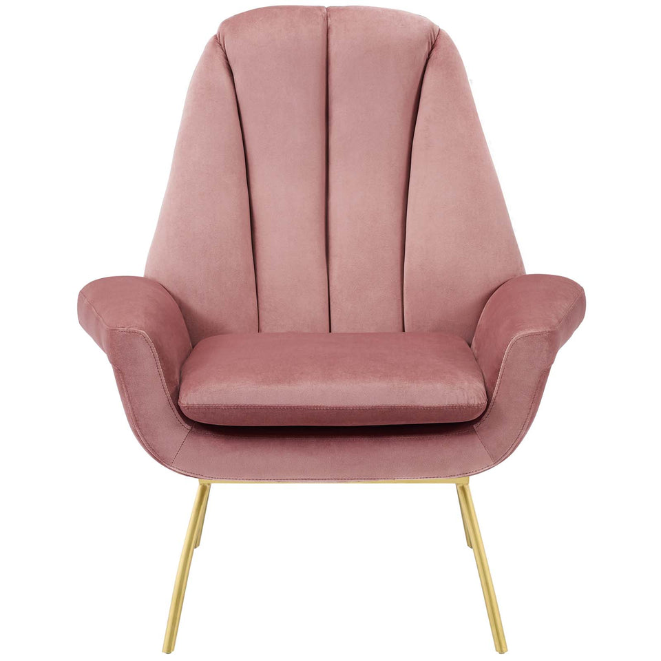 Summit Accent Performance Velvet Armchair.