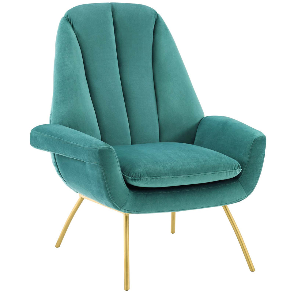 Summit Accent Performance Velvet Armchair.