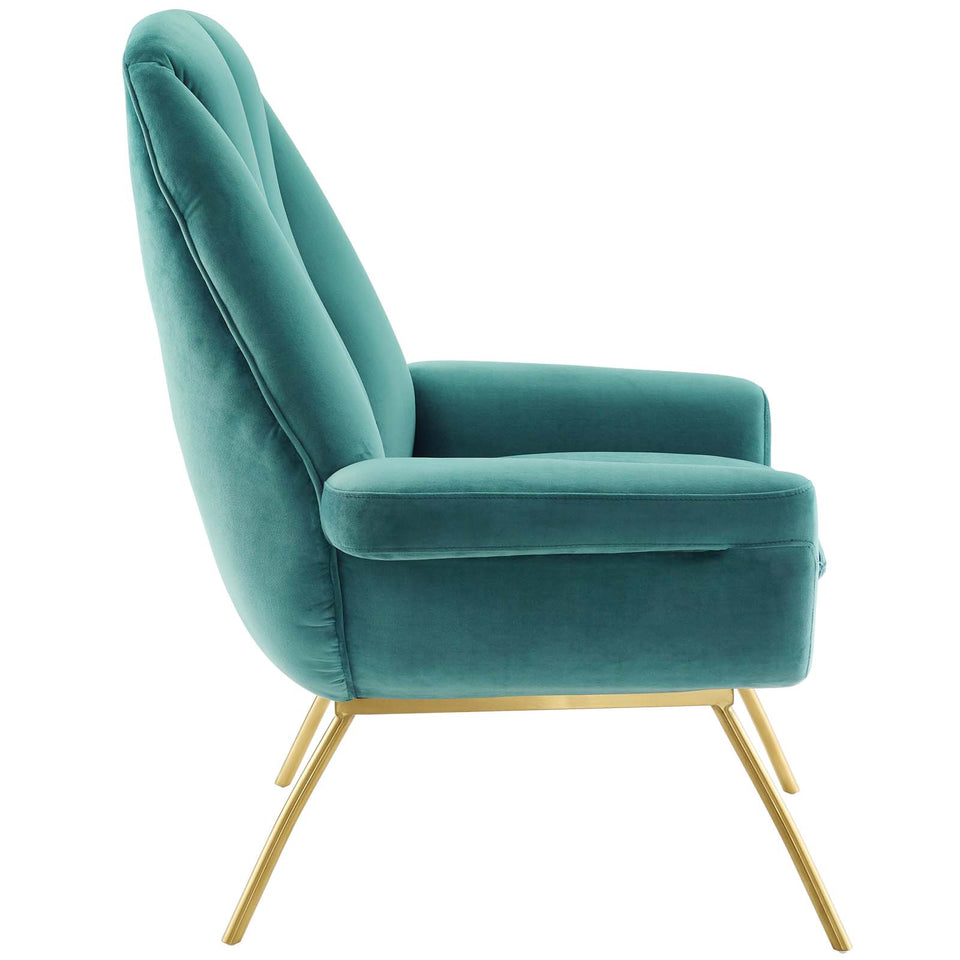 Summit Accent Performance Velvet Armchair.
