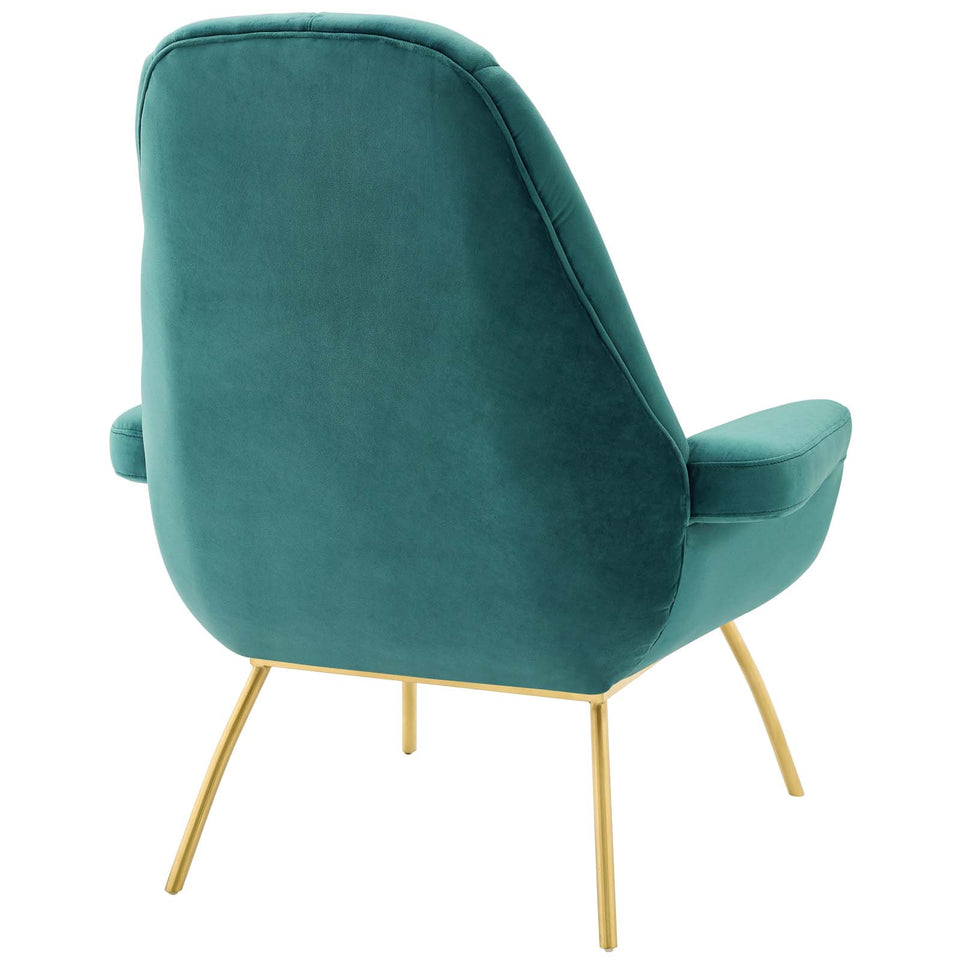 Summit Accent Performance Velvet Armchair.
