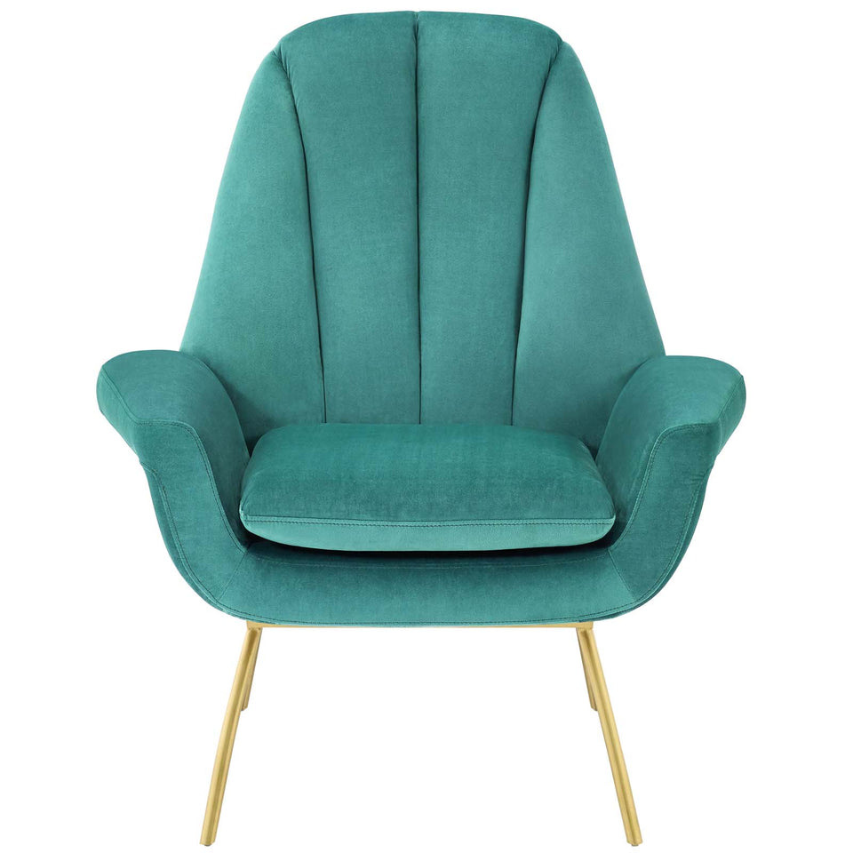 Summit Accent Performance Velvet Armchair.